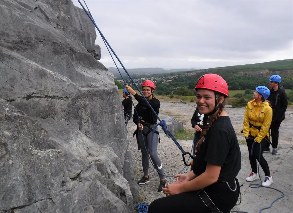 Rock Climbing Abseiling Climbing Wales